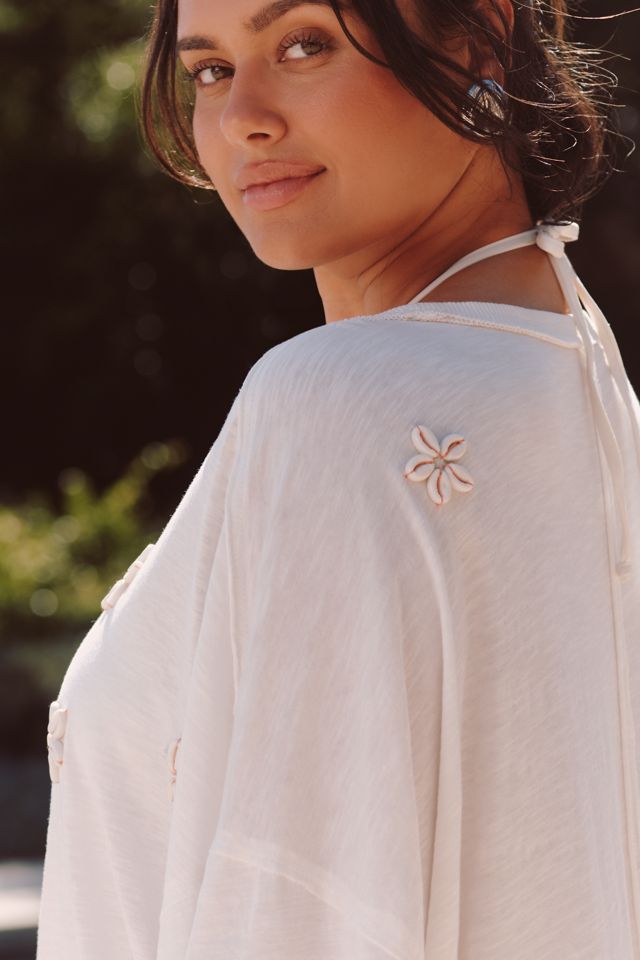 Celandine Shells for Days Embellished Tee #5