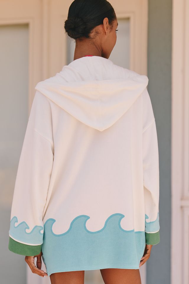 Celandine Catching Waves Poncho #1
