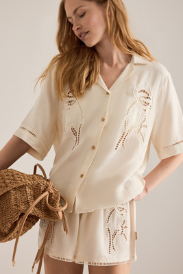 Sea Level Summerland Cutwork Shirt