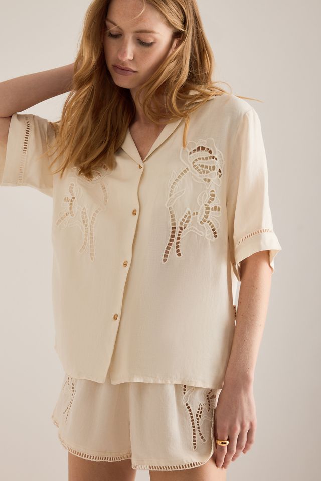 Sea Level Summerland Cutwork Shirt #2