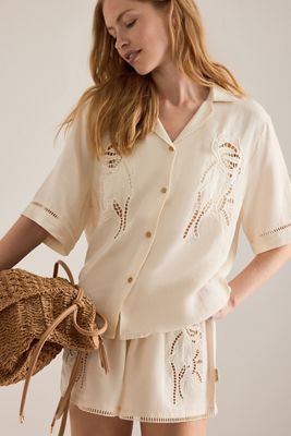 Sea Level Summerland Cutwork Shirt