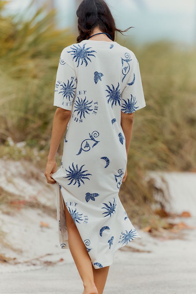 Celandine Graphic Maxi T-Shirt Dress #1