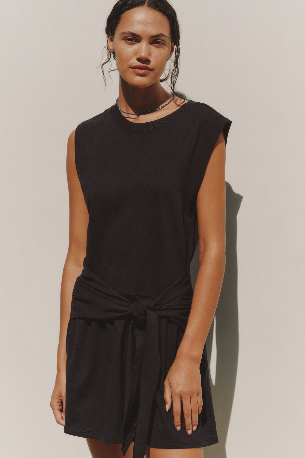 Celandine x Holly Francesca Knotted Tee Mini Dress