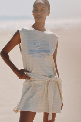 Minivestido Camiseta con Nudo Celandine x Holly Francesca