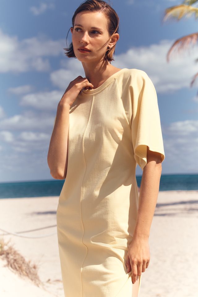 celandine gathered t shirt dress Celandine Gathered T-Shirt Dress