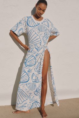 Celandine x Holly Francesca High-Slit Maxi T-Shirt Dress