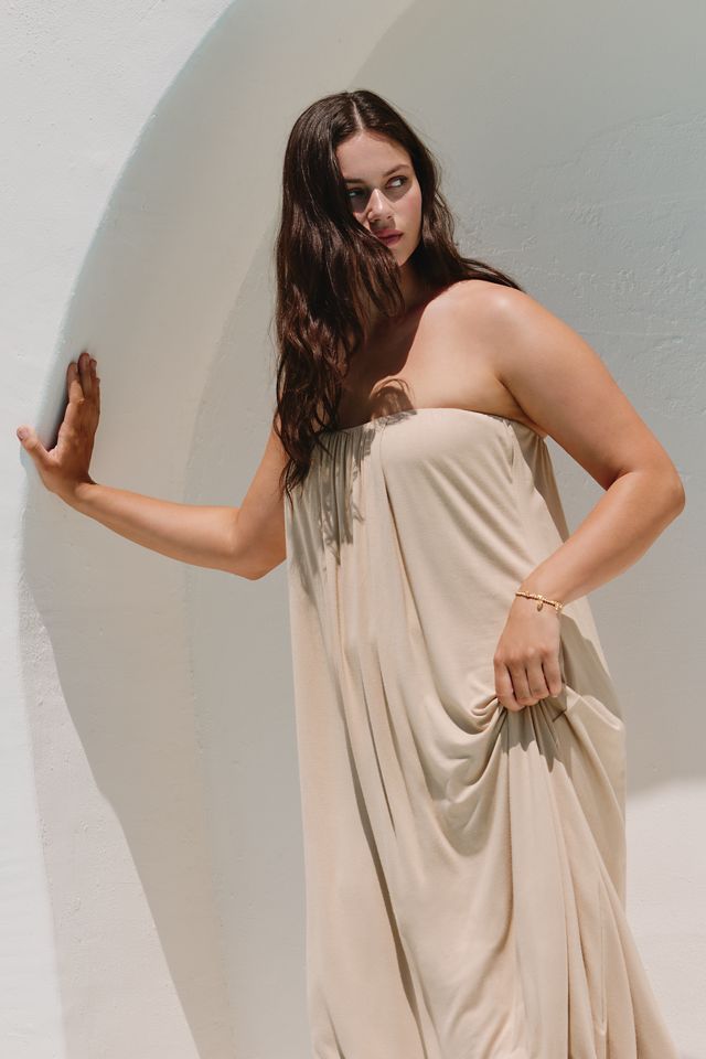 Celandine Strapless Midi Dress #5