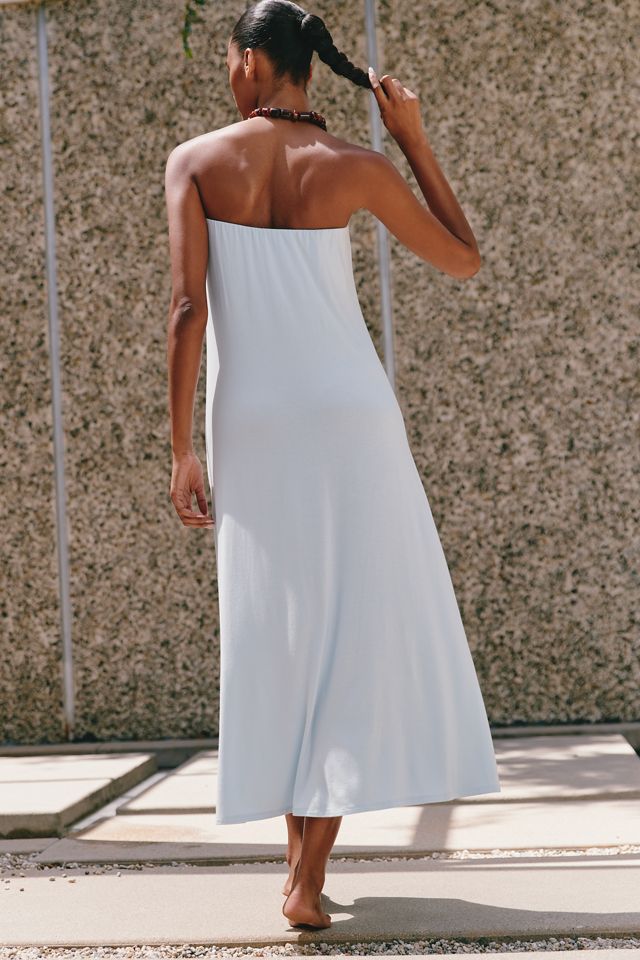 Celandine Strapless Midi Dress #1