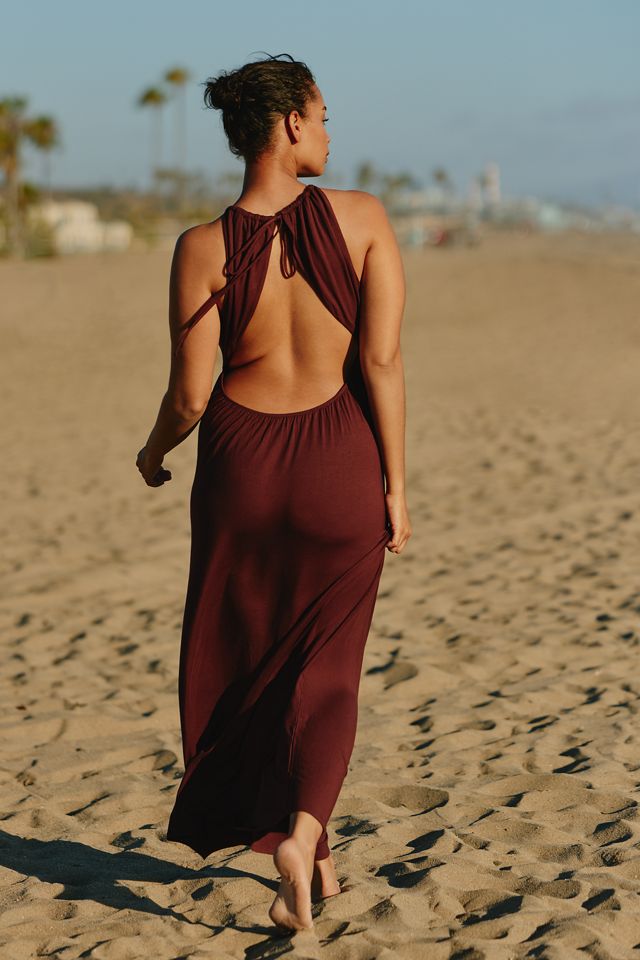 Celandine Knit Halter Dress #5