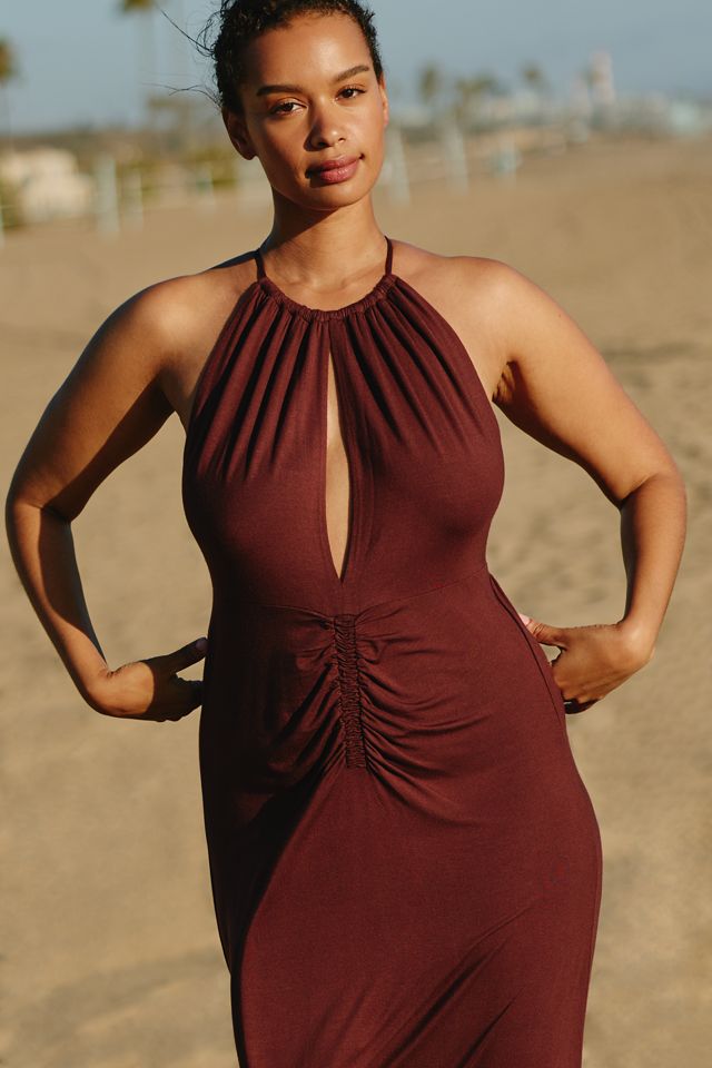 Celandine Knit Halter Dress #4