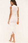 By Anthropologie Sleeveless Fringe Mini Dress