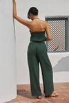By Anthropologie Smocked Linen Pants