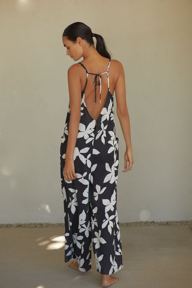 By Anthropologie Easy Linen Jumpsuit #1