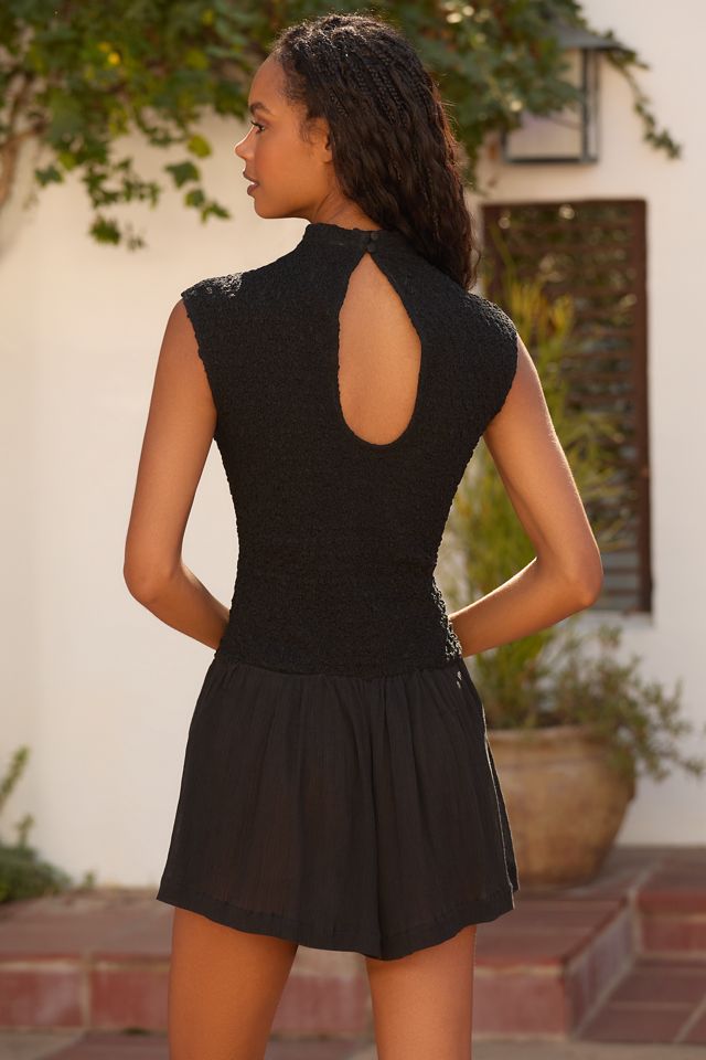By Anthropologie Popcorn Textured Romper #1