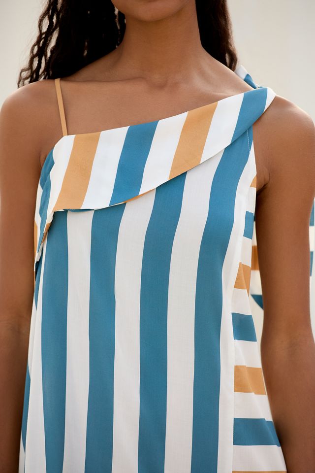 Vestido Asimétrico Splice de Anthropologie #2