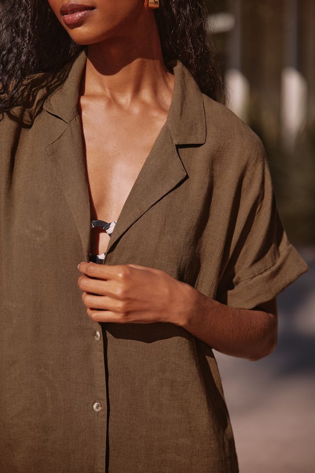 The Lucia Sheer Midi Dress by Anthropologie: Linen Edition #2