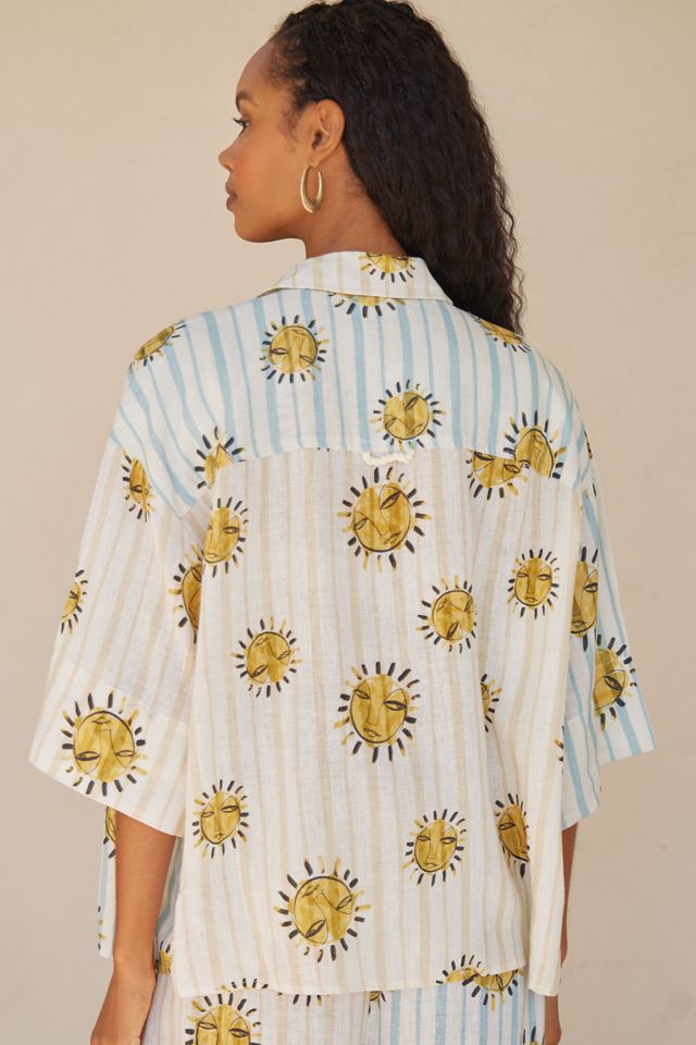 LouLou Avenue x Anthropologie Buttondown Top #1