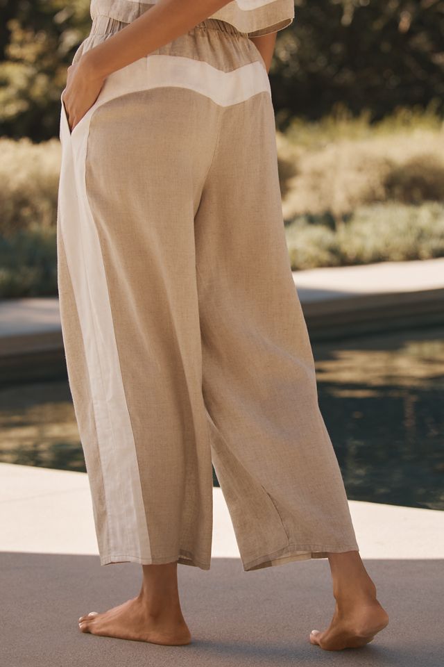 By Anthropologie Wave Barrel Trousers #1