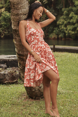 Daniella Manini x Celandine Tiered Bustier Mini Dress | Anthropologie
