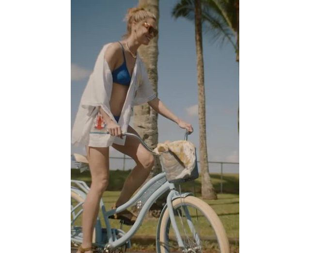Celandine Postcard Short-Sleeve Boxy Buttondown Shirt | Anthropologie