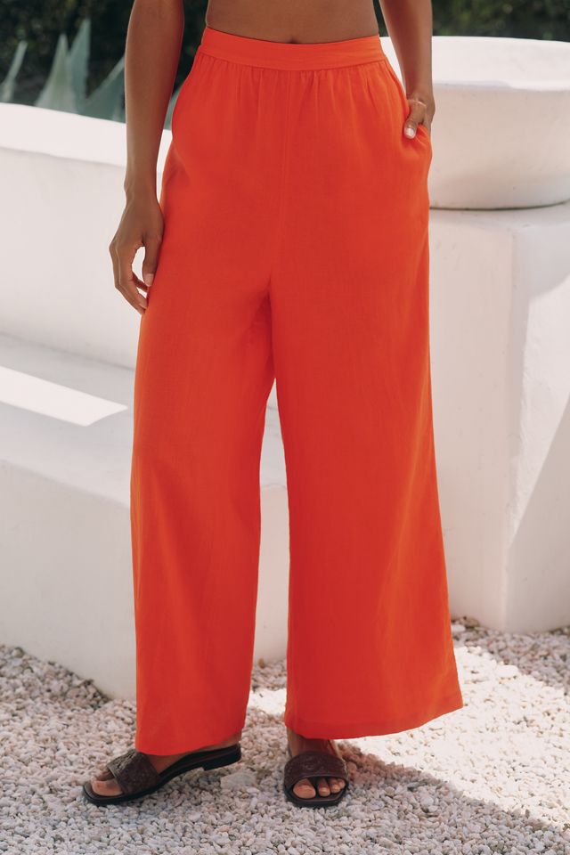 Celandine Linen Blend Wide-Leg Pants #1