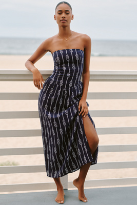Celandine The Aliza Strapless Maxi Dress By : Drop-waist Edition