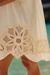 Celandine Embroidered Linen Blend Cover-Up