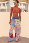 Jordan Nickson x Celandine Linen Blend Drawstring Wide-Leg Pants