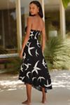 Celandine x WOOL + NATURE Strapless Linen Cotton Midi Dress