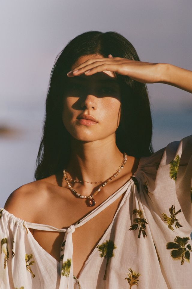 Celandine Puff-Sleeve Bubble Blouse #1