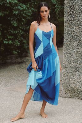 The Josephine Smocked Drop-Waist Dress by Celandine: Peggi Kroll