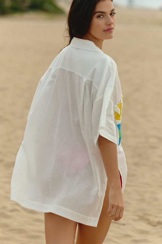 Celandine Boxy Buttondown Shirt #1