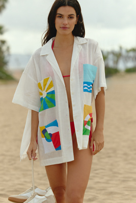 Celandine Boxy Buttondown Shirt