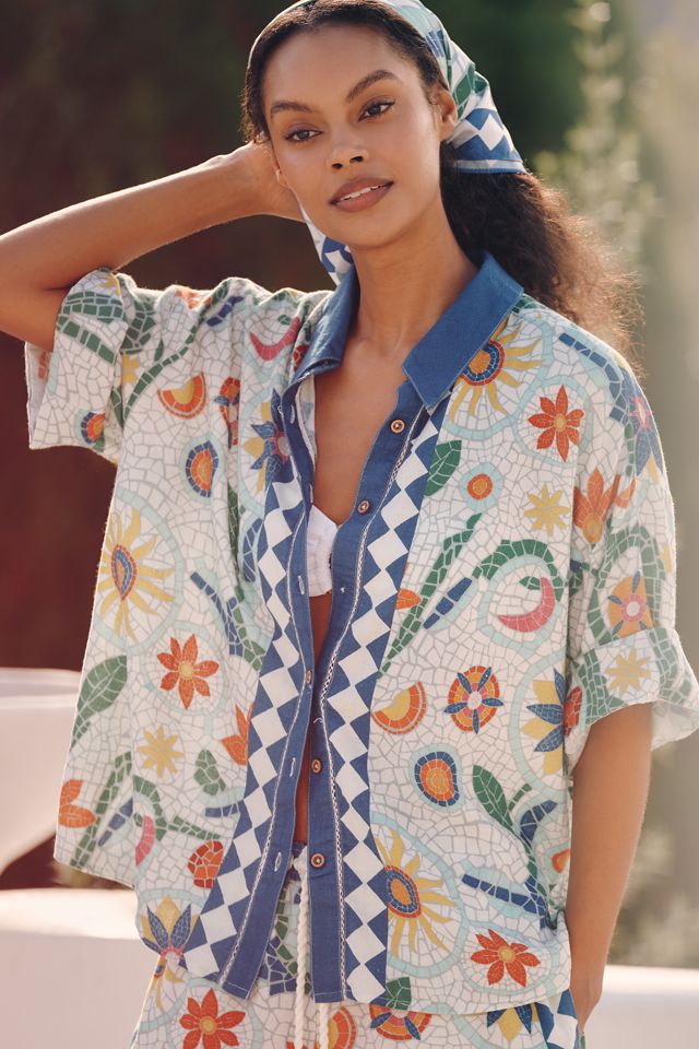 Celandine Linen Buttondown Shirt #2