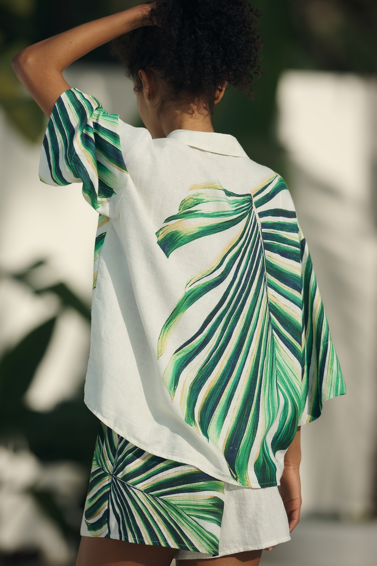 Celandine Linen Blend Buttondown Shirt