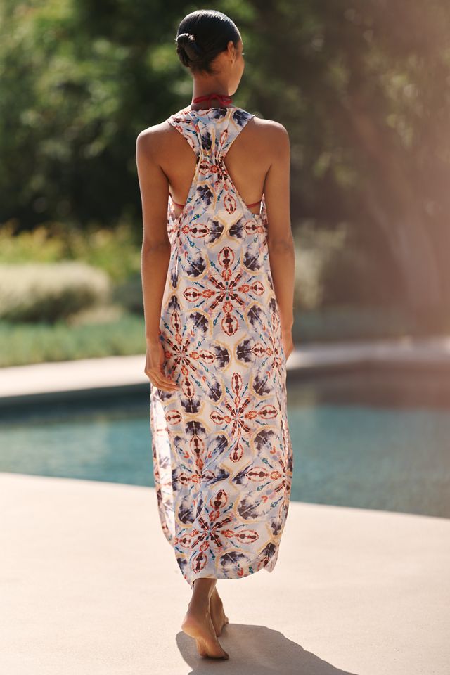 Celandine V-Neck High-Slit Maxi Dress #1