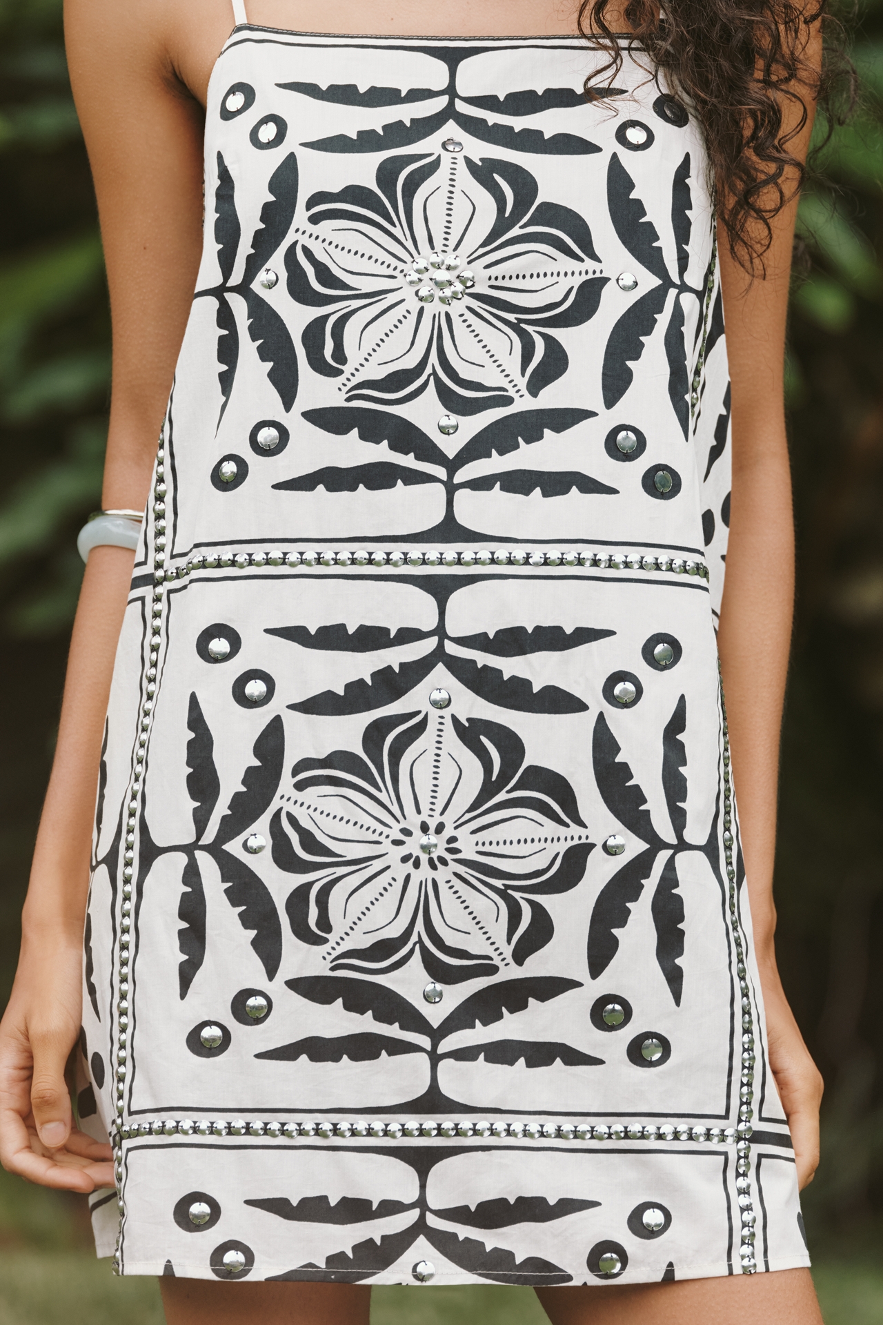Celandine Cotton Printed Shift Dress