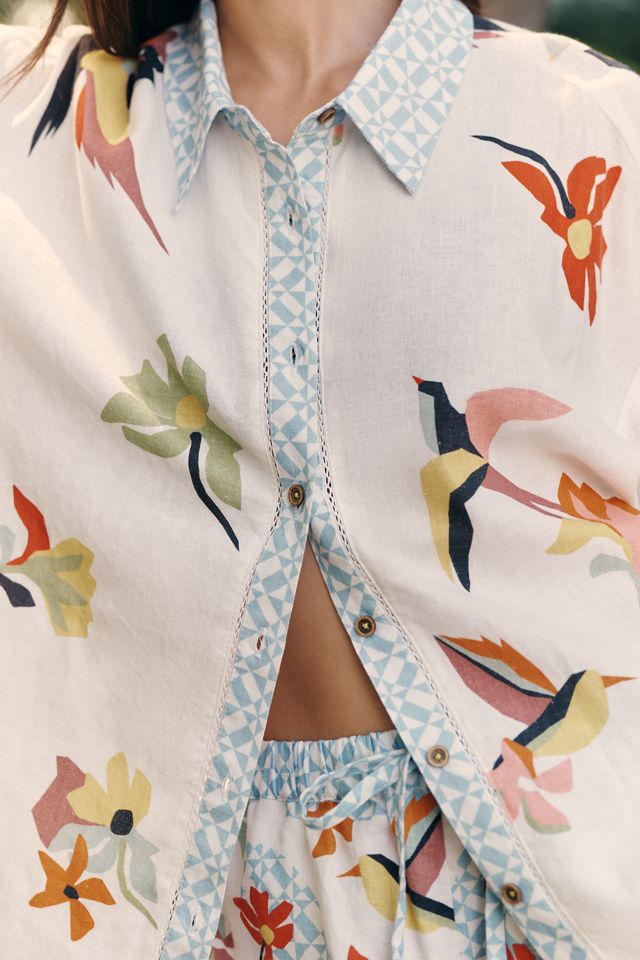 Celandine Linen Buttondown Shirt #2