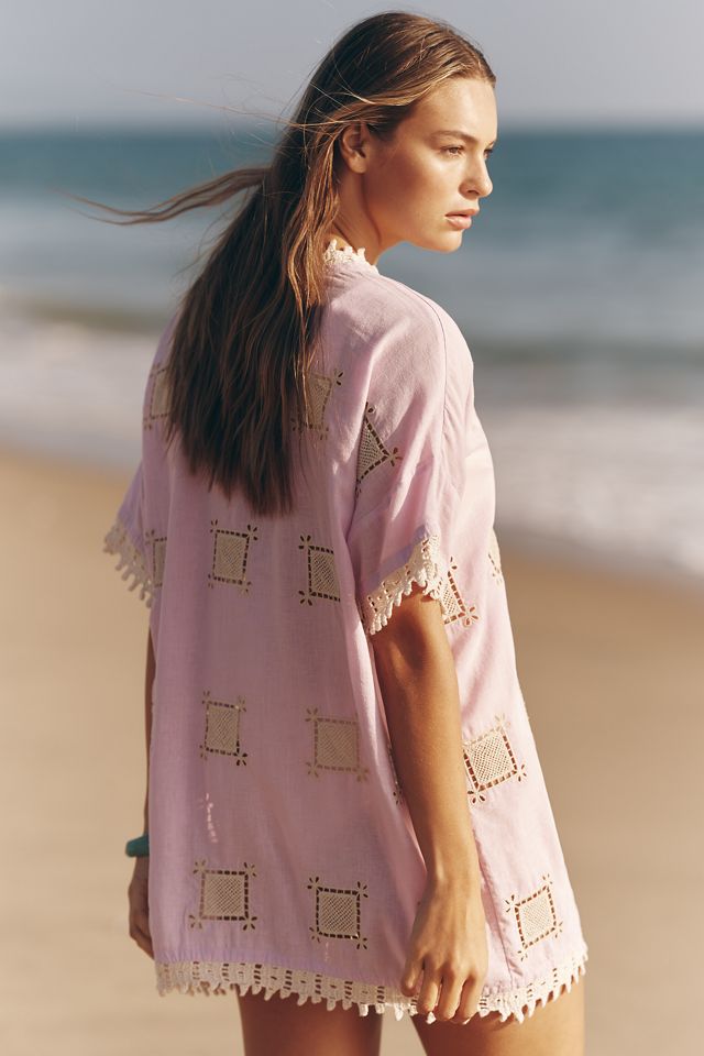 Celandine Boxy Tile Cover-Up #1