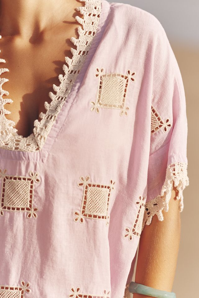 Celandine Boxy Tile Cover-Up #2