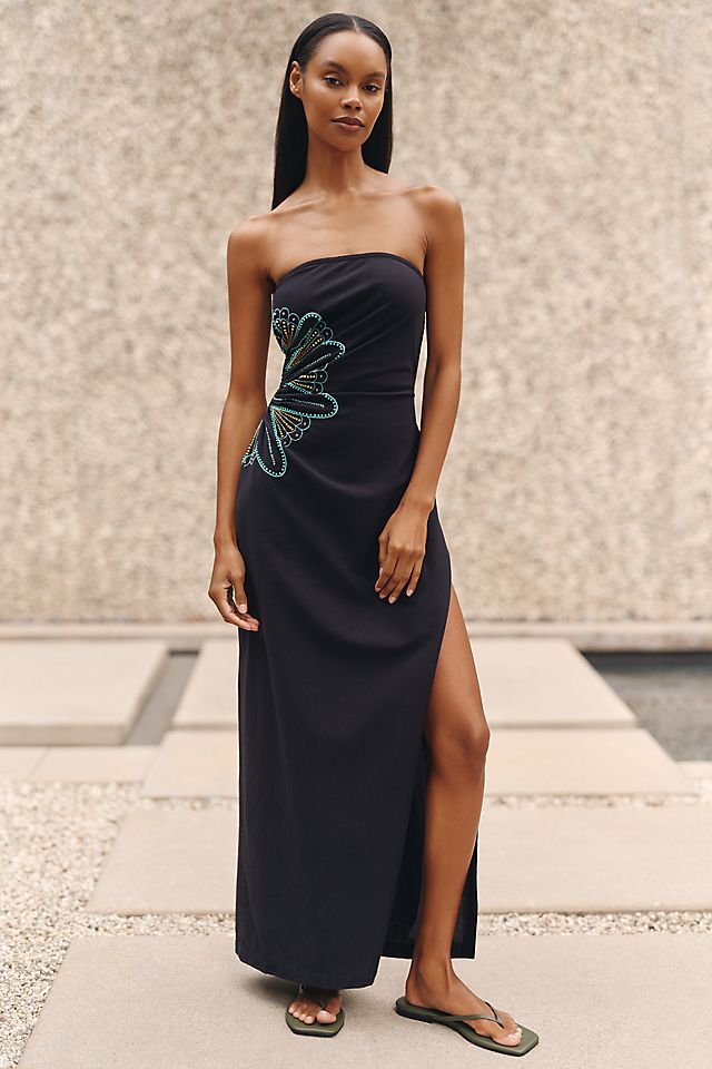casual strapless dress Monelise Maxi Formal Dresses Strapless Maxi Casual