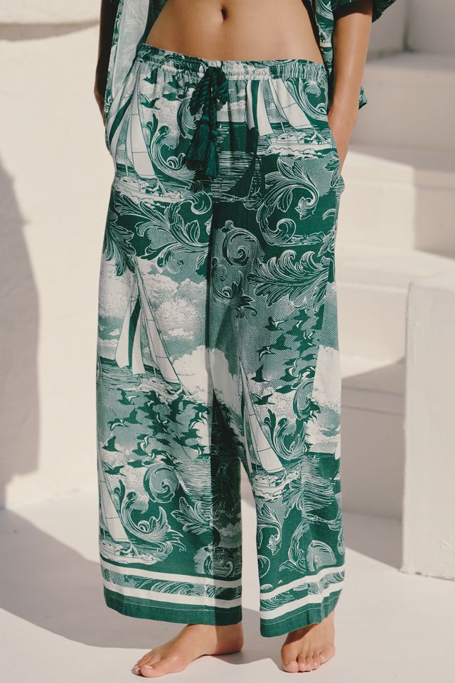 Celandine Linen Wide-Leg Pants #3
