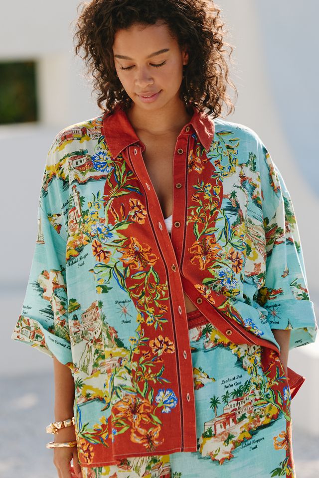 Celandine Short-Sleeve Buttondown Shirt #4
