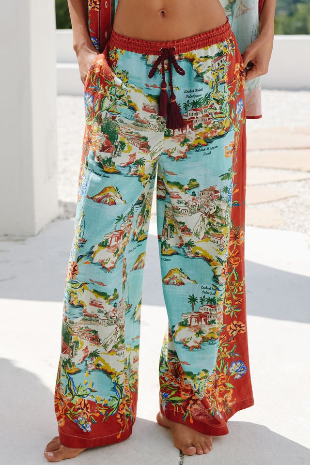 Celandine Printed Wide-Leg Trousers #2