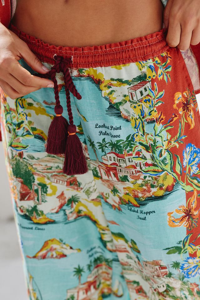 Celandine Printed Wide-Leg Trousers #3