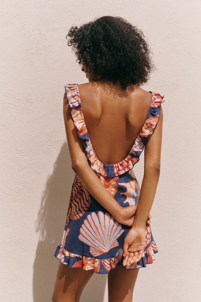 Celandine Ruffled Mini Dress #1