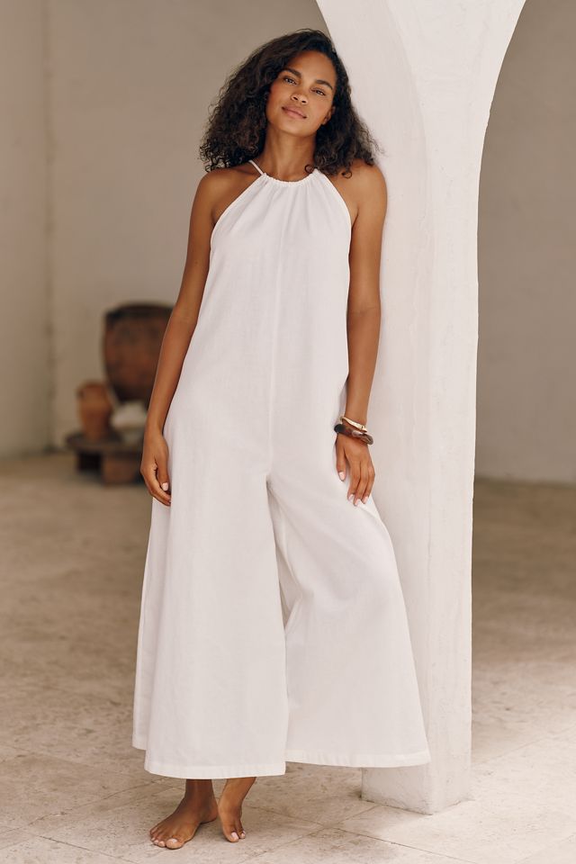 Celandine Cotton Linen Seashell Jumpsuit #3