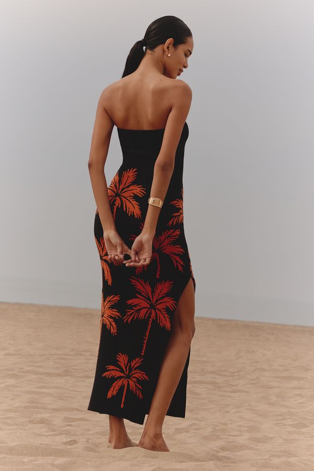 The Mesa Strapless Column Midi Dress by Celandine #1