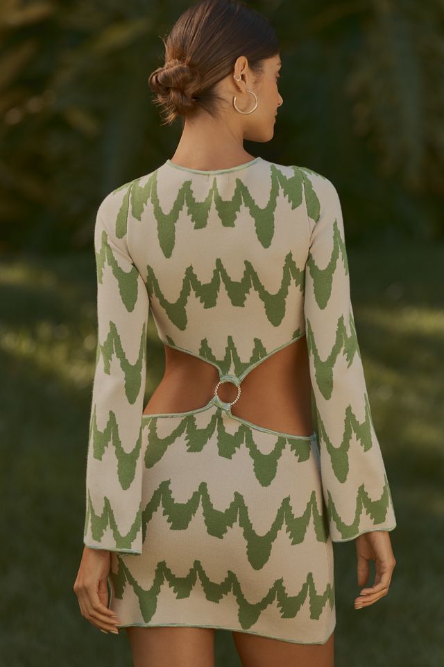 Celandine Long-Sleeve Side-Cutout Sweater Mini Dress #2