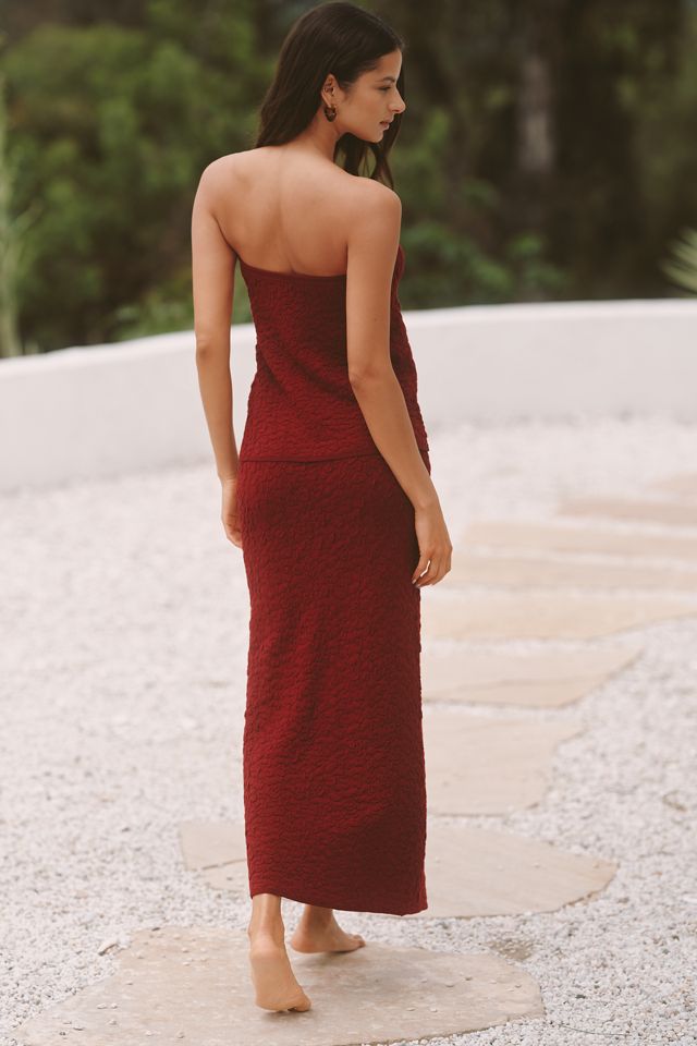 Celandine Puckered Tube Top #2